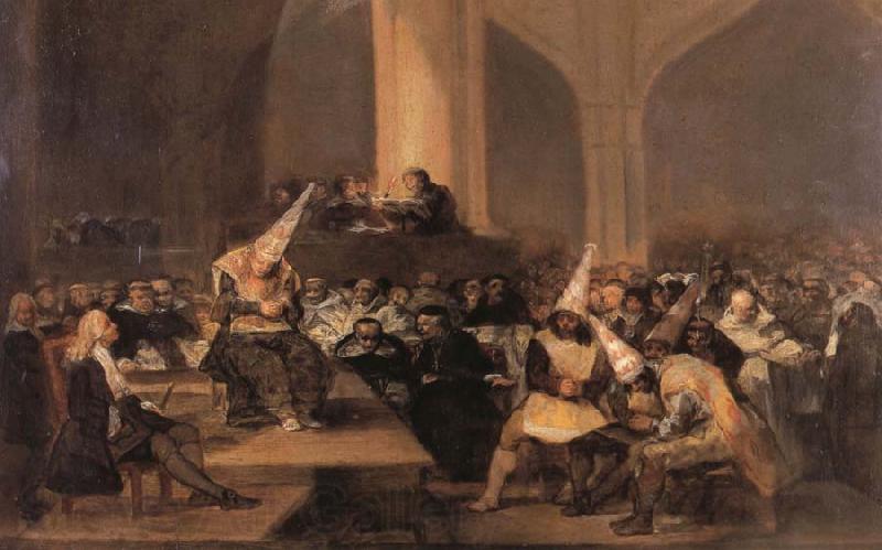 Francisco Goya Inquisition Scene Spain oil painting art